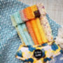 Patchwork Roll Top Dog Snood, thumbnail 3 of 3