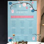 French Floral Vintage Style Table Plan, thumbnail 7 of 9