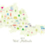 Personalised West Midlands Map: Add Favourite Places, thumbnail 3 of 3