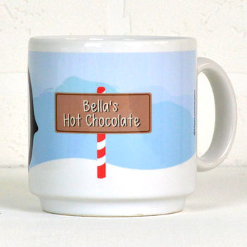 Personalised Penguin Mug With Chocolate Coins, 4 of 6
