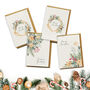 Starry Wreath Plantable Seed Paper Cards Four Pack, thumbnail 1 of 2