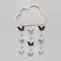 Nursery Mobile Wall Decor Pink,Cream,Mint Butterfly, thumbnail 5 of 12
