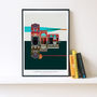 The Forgotten Stations Of The London Art Print, thumbnail 1 of 4