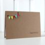 Personalised Happy Birthday Card With Bright Bunting, thumbnail 2 of 6