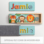 Personalised Wild Things Wooden Name Puzzle, thumbnail 4 of 6