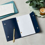 Personalised Leather Effect Refillable Notebook, thumbnail 3 of 10