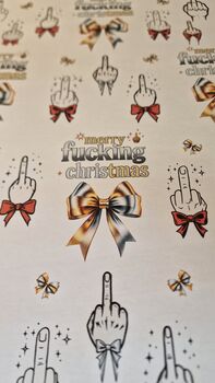 Merry Bleeping Christmas Wrapping Paper – Secret Santa, 3 of 6