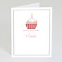 Personalised Cupcake Birthday Card, thumbnail 2 of 4