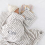 Personalised Zigzag Bunny Unisex Comforter Blanket Set, thumbnail 3 of 11