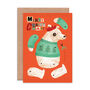 Polar Bear Split Pin Puppet A5 Christmas Card, thumbnail 3 of 3