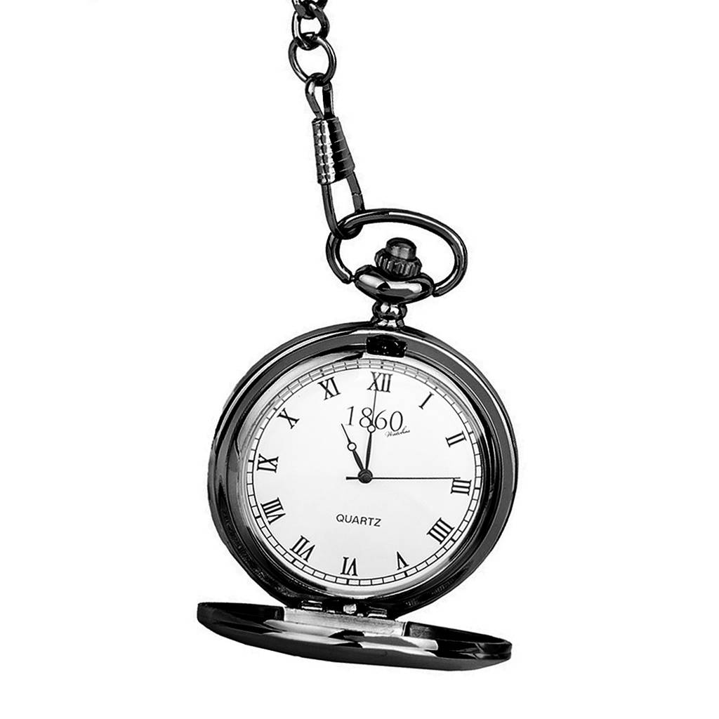 Classic Pocket Watch Gun Metal By Ellie Ellie | notonthehighstreet.com