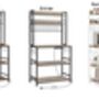 Kitchen Storage Rack With Power Outlet And 14 Hooks, thumbnail 11 of 11