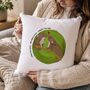 Mates For Life 2nd Wedding Anniversary Cushion, thumbnail 1 of 12