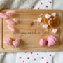 Personalised Valentine’s Breakfast Chopping Graze Board, thumbnail 3 of 5