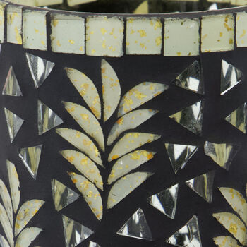Palm Mosaic Tealight Holder, 3 of 4