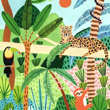 Jungle Pals Art Print, 5 of 5