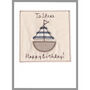 Personalised Sailing Boat Father's Day Card, thumbnail 3 of 12