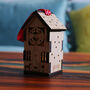 Wooden House Christmas Tree Decoration, thumbnail 3 of 5