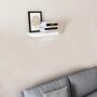 40 Cm White Floating Wall Mounted Shelf, thumbnail 1 of 7