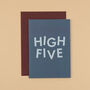 'High Five' Funny Congratulations Card, thumbnail 2 of 4