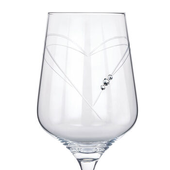 Personalised Just For You Diamante Wine Glass, 2 of 5