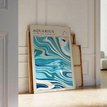 Aquarius Astrology Print, 2 of 5