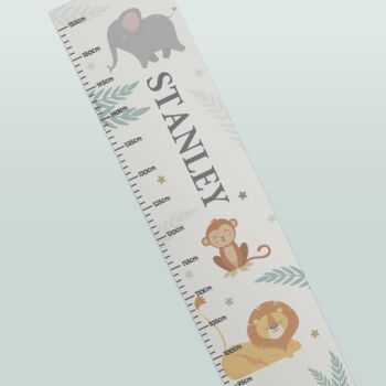 Personalised Animal Height Chart, 2 of 3