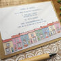 Colourful Houses Change Of Address Cards, thumbnail 2 of 2