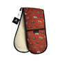 Dressage And Racehorses Double Oven Gloves, thumbnail 3 of 7