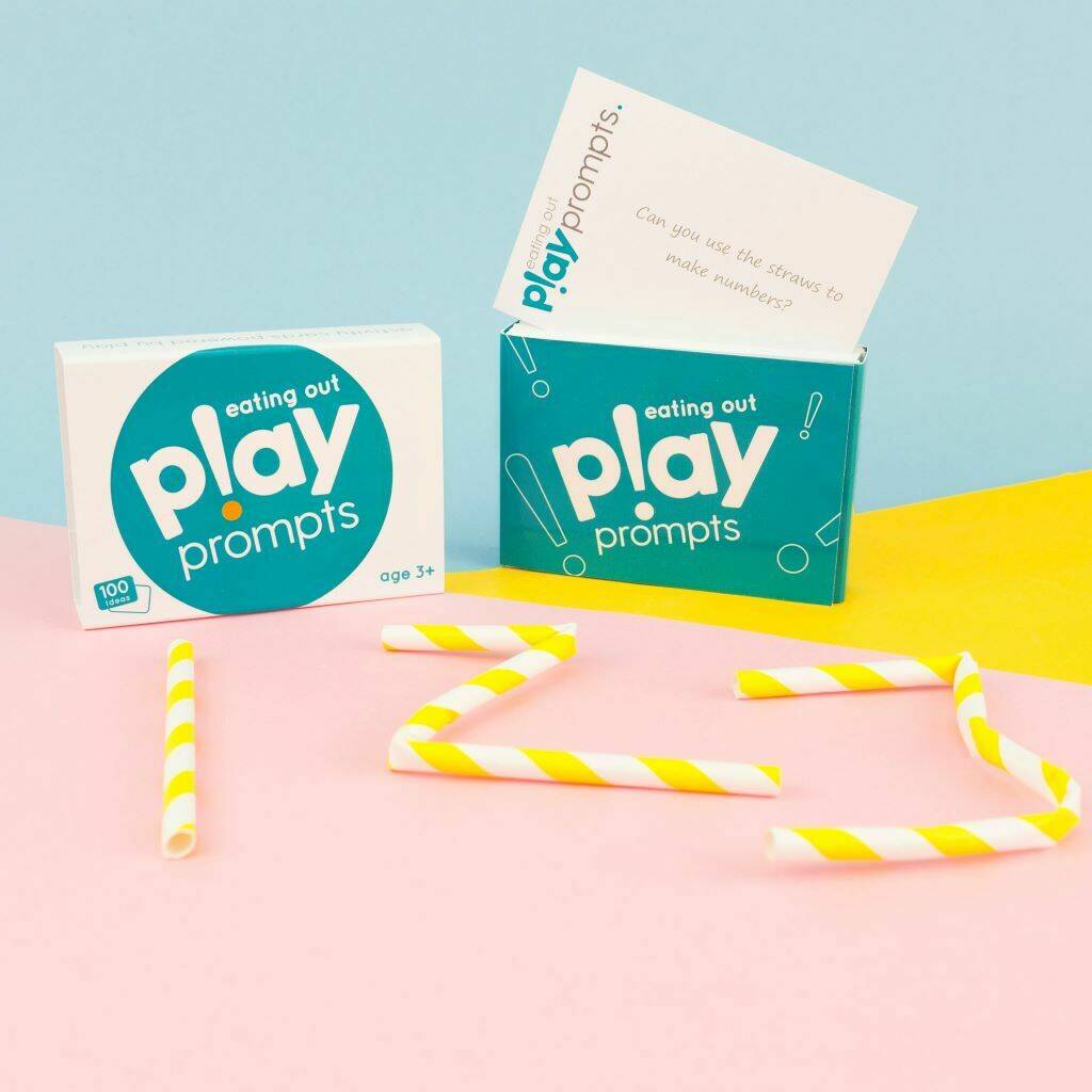 Image of Eating Out Play Prompts Activity Cards For Age Three+