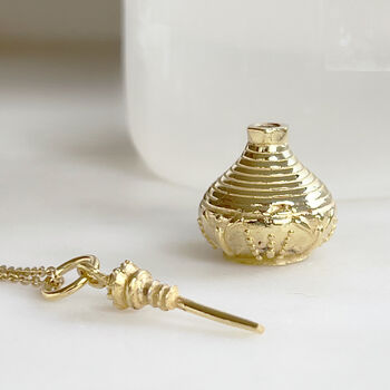 Citra Perfume Bottle Necklace, 3 of 3