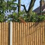 Rust Metal Goldfinch Bird Garden Fence Topper Art, thumbnail 9 of 10