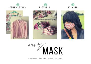 Personalised Face Mask With Your Fabric And Silk Lining, 3 of 12