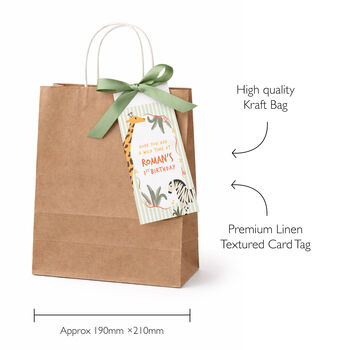 Safari Theme Party Bags For Kids Jungle Animal Birthday, 3 of 10