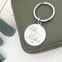 Engraved Circle Keyring, Life Doesn't Come With A Manual, thumbnail 2 of 3