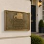 Traditional Engraved House Name And Number Address Plaque, thumbnail 3 of 8