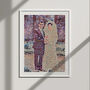 Personalised Wedding Anniversary Mosaic Portrait, thumbnail 8 of 12