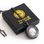 Steampunk Cog Pocket Watch Gunmetal; The Armstrong Two, thumbnail 5 of 10