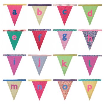Mis Matched Letter Bunting, 3 of 10