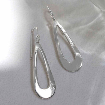 Sterling Silver Sway Earrings, 2 of 5