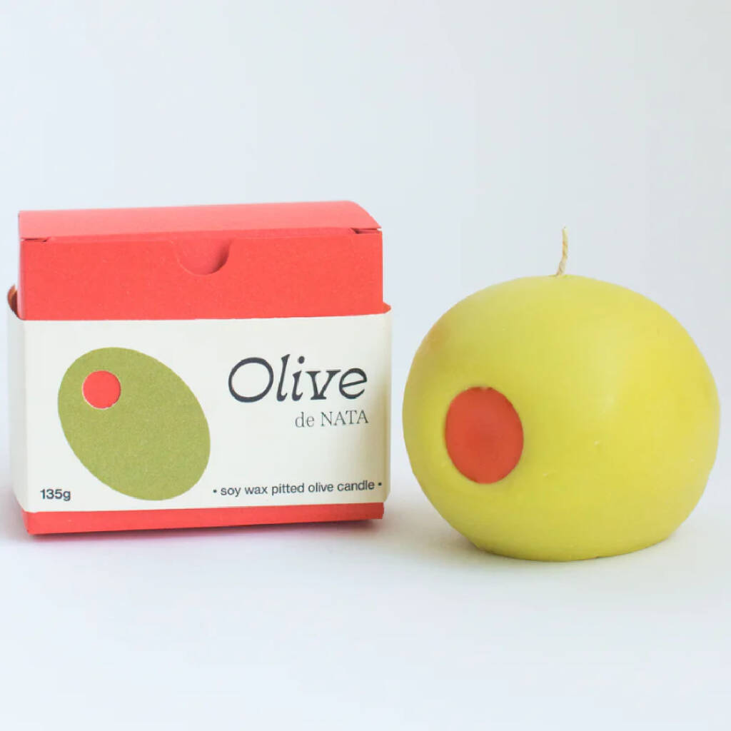 Olive Candle, 1 of 3