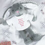 Personalised Christmas Bunny Rabbit Red, thumbnail 3 of 3