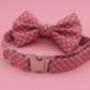 Pink Polkadot Dog Bow Tie, thumbnail 4 of 9