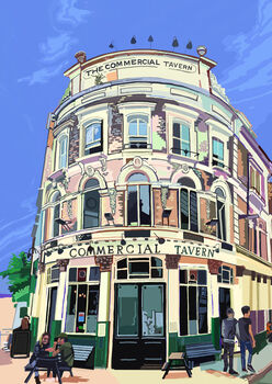 Commercial Tavern, Shoreditch, East London Art Print, 2 of 2