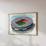 Emirates Arsenal Football Stadium Art Print, thumbnail 2 of 3