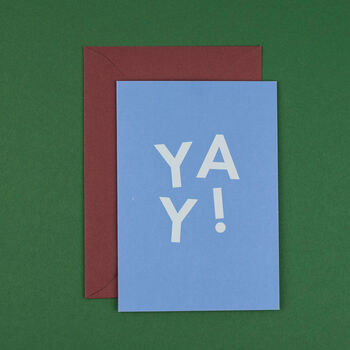 'Yay' Congratulations And Well Done Card, 2 of 4