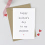 'Happy Mother's Day' Stepmother Card, thumbnail 1 of 2