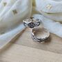 Adjustable Silver Midi Band Dainty Zehen Toe Ring Set, thumbnail 4 of 5