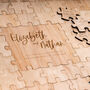 Wooden Puzzle Wedding Guest Book Alternative, thumbnail 2 of 8