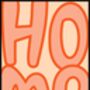 'Home' Typography Print Statement Wall Art, Unframed, thumbnail 8 of 8